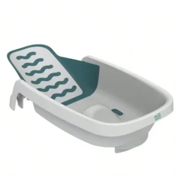 4-in-1 Lying Newborn to Toddler Baby Bathtub - White， baby ，baby bath ， baby products